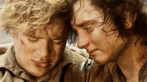 do sam and frodo kiss in the books